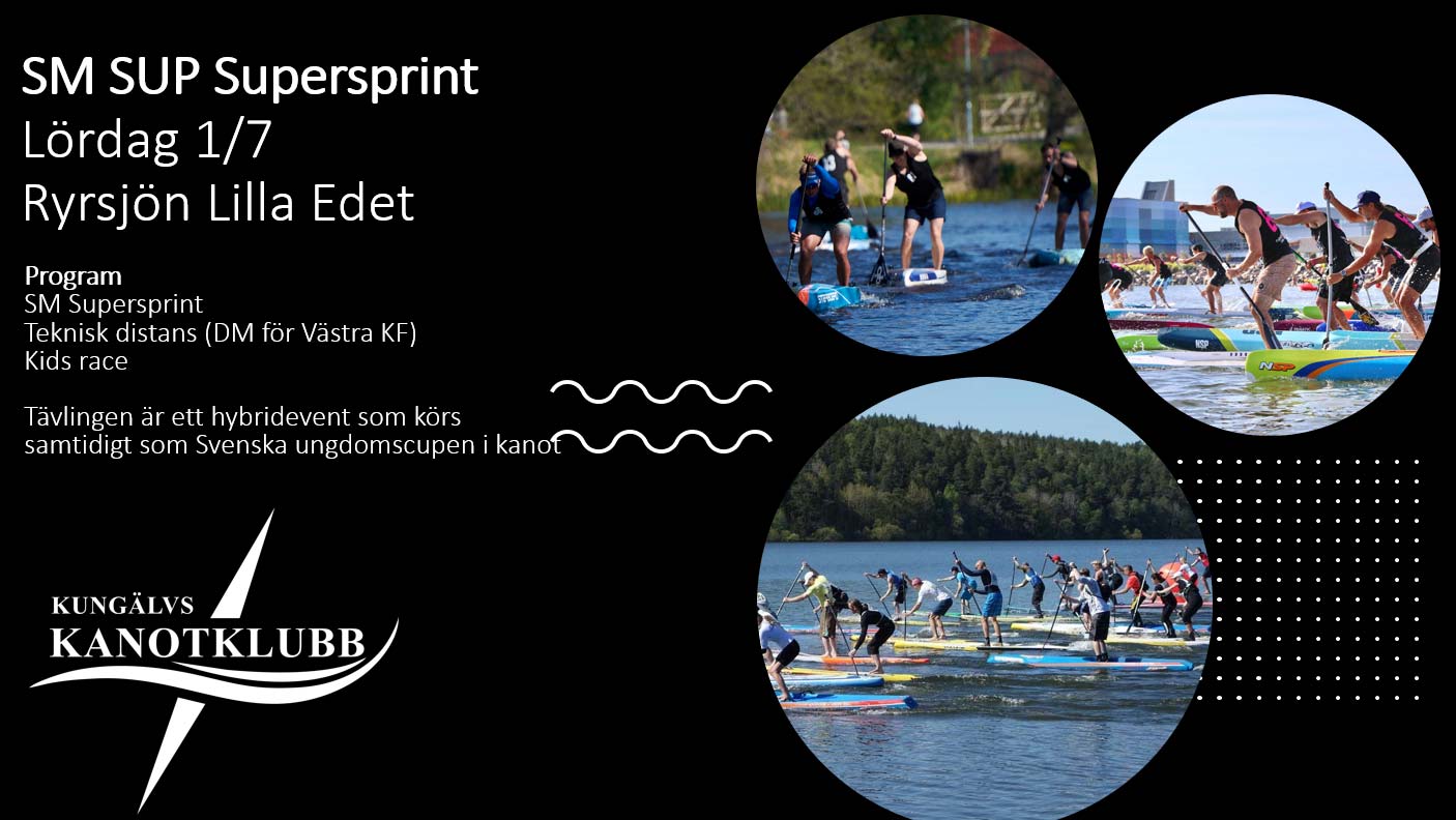 image: Inbjudan SM i SUP Supersprint